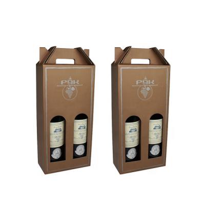 China Wholesale Shipping Recyclable Factory Cardboard Corrugated Box For Beer And Wine Bottle Packaging for sale