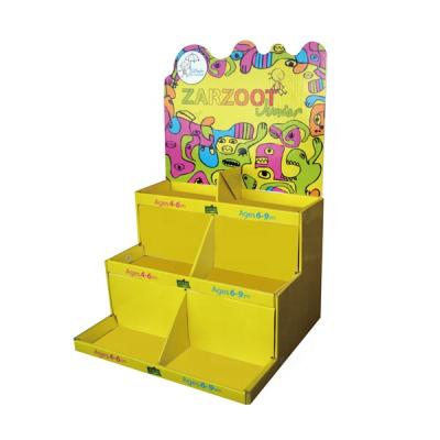 China Corrugated Paper Cardboard Display Stand Countertop Box for Toys Decorations for sale