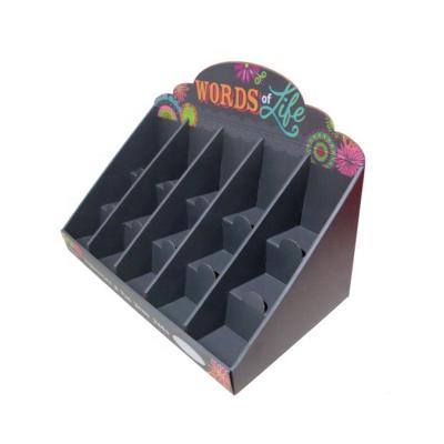 China Custom Corrugated Paper Printing Supermarket Display Packaging Counter Retail Display Box for sale