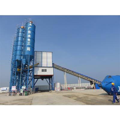 China Construction worksÂ   HZS180 Ready Made Concrete Plant Twin Shaft Portable Mobile Batching Mixing Station for sale