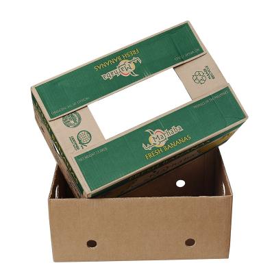 China China Recyclable Custom Made High Quality Kitchen Corrugated Paper Fruit Packaging Paper Box Corrugated Fruit Box for sale