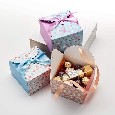 China Recyclable Custom Design Holiday Cookies Candy Wrapping Gift Announcement Food Packaging Boxes for sale