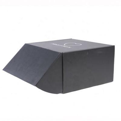 China China Logo Recyclable Custom Paper Foldable Packaging Corrugated Cardboard Clothes Packing Box for sale