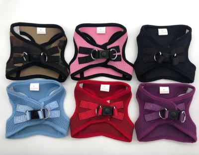 China Reflective Breathable Nylon Soft Strap Walk Style Dog Safety Mesh Best Dog Harness for sale