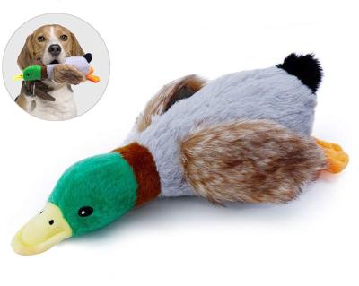 China Wonderful Creative Funny Healthy Chew Plush Duck Dog Stocked Squeaky Toys for sale