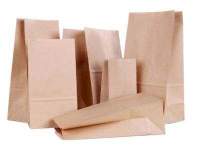 China Free Sample Food Packet Natureless Materials Factory Brown Shopping Bag Take-out Craft Paper Recycled Paper Kraft Paper Handle Bag for sale