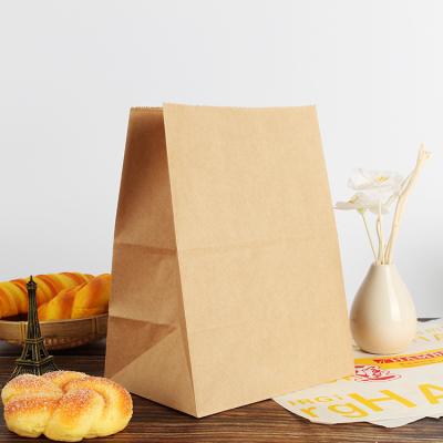 China High Quality Recycled Materials Stand Up Wholesale Best Price Block Square Flat Bottom Brown 3 Layers Paper Bag Packaging Pouch With Window for sale