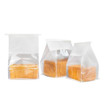 China Thickened Recycled Materials Toast Bread Bag Wire Window Self-Sealing Bag Cake Bag Wrapping Baking Stain for sale