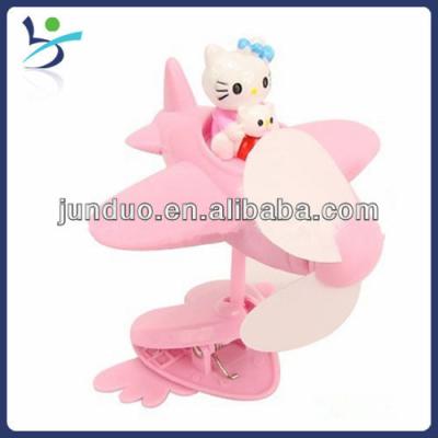 China Mini and Lovely Mini Hello Kitty Flat Candy Fan wuth Clip for sale