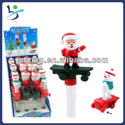 China Cartoon Toys Ski Santa Candy Tube for sale