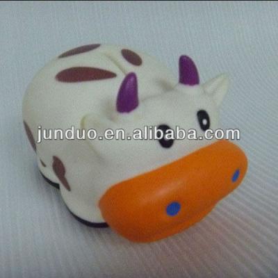 China Save money or as a gift plastic cow piggy bank, PVC piggy bank, craft new for sale