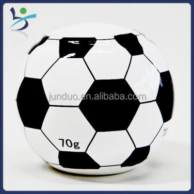 China Recycled Materials Football Shape Candy Jar Candy Container for sale