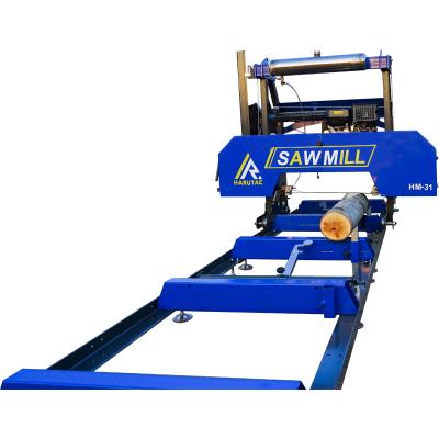 China Portable Sawmills Horizontal Wood Portable Band Saw Mill Diesel Sawmill for sale