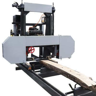 China Able to Frequency Control Horizontal Carbide Sawmill Blade Woodworking Machinery Swing Blade Portable Sawmill for sale