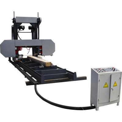 China Horizontal CNC / Automatic Woodworking Band Saw Sawmill Machinery Portable Sawmill Trailer for sale