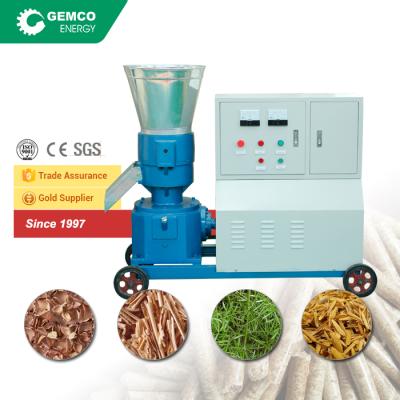 China Farms Gemco Small Scale Saw Wood Dust Pellets Making Machine for sale