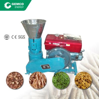 China Factory Flat Die Biomass Pelleting / Pellet Making Equipment Straw Rice Husk Pellet Machine Shandong Han Yu for sale