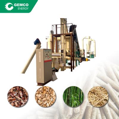 China Small Rice Husk Price 1 Ton Per Hour Rice Husk Pelletizing Small Wood Pellet Plant for sale