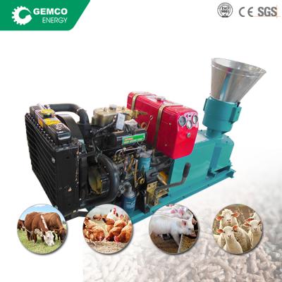 China Cheap Home Use Small Corn Powder Pelletizing Chicken Pig Cow Cow Dog Animal Poultry Feed Pellet Making Machine for sale