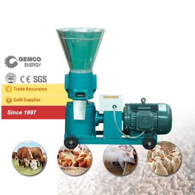 China Small catfish/goat mill livestock poultry feed pellet making/GEMCO livestock pellet machine/chicken feed use animal poultry feed making equipment for sale