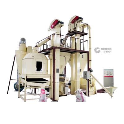 China Factory 3 tons per hour automatic draft machine animal feed processing line poultry animal feed processing machine heater for sale