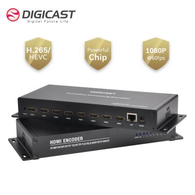 China DMB-8908A-EC 1080P H.265 H.264/AVC Youtube Wowza Ustream Video Stream IPTV Realtime Encoder DMB-8908A-EC for sale