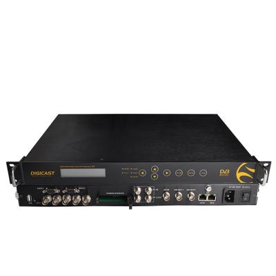 China 2 Channel Demodulator IP To DVB-T Digital To Analog Video Converter IP To Analog DMB-9060A for sale