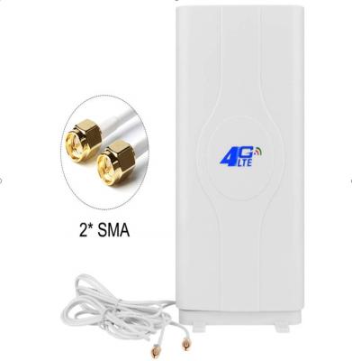 China ABS 698-2700MHz 4G Panel Antenna 100dBi Long Range Mimo 4G LTE Wireless Antenna for sale