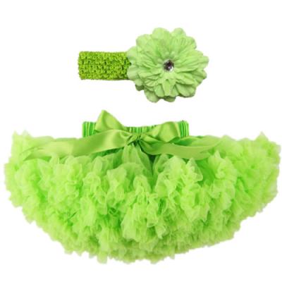 China Anti-wrinkle Fashion Summer Kid Baby Tutu Skirt With Headbands Set For Dress Dress for sale