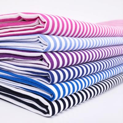 China Antistatic Multi Woven Polyester Cotton Fabric Colors 0.5cm Tape Fabric For Shirts Garment for sale