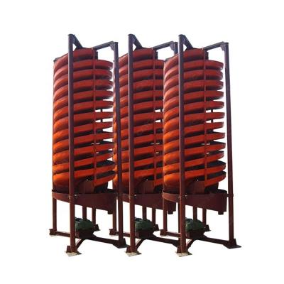 China energy & Gold Ore Mining Mineral Copper Concentrator Processing Plant , Gold Mining Gravity Spiral Chute for sale