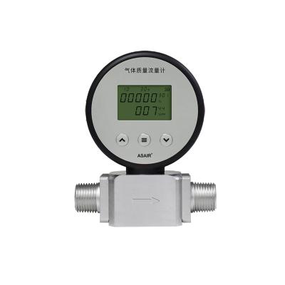 China Hot Sale Digital Mass Flow Meter 2021 Gas Mass Flow Meter Air Flow Meter ASAIR AMS2106 Airflow Meter for sale