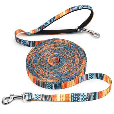 China Correa De Perro Luxury PVC Macrame Tactical Custom Hook Padded Waterproof Multi Working Silicone Dog Training Leash Long for sale