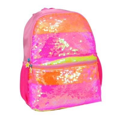 China Lightweight School Backpack Ready To Ship Sequin Kids Backpack Teens School Bag Cheap Travel Rucksack Stock for sale