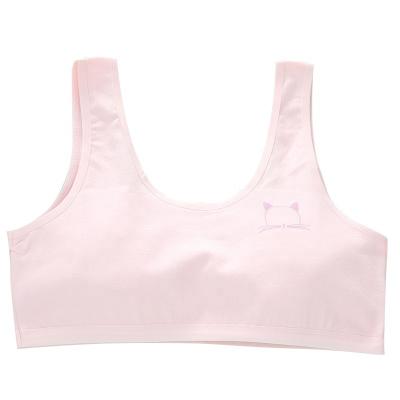 China Cotton Breathable Underwear For Girls High School Students High School Students Small 12-15 Years Old Raising Period Vest Summer for sale