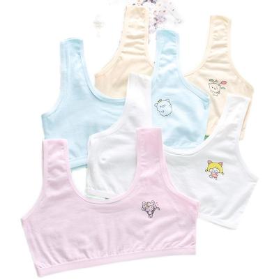 China New Breathable High School Students Little Vest Girls Four Seasons Comfort Underwear For Girls for sale