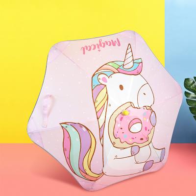 China Cute Design Customized Cartoon Minimalist Personalized Lovely Souvenir Children's Cheap Umbrella for sale