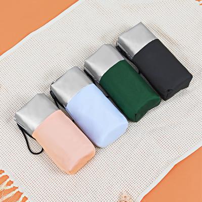 China New Purchase Women's Sunshades 5 Fold Small Gift Ladies Girls Mini Umbrella Lightweight Compact Pocket Umbrella Waterproof Bulk Minimalist for sale