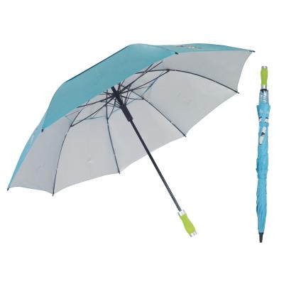 China Large Size Sun Pattern Minimalist Golf Umbrella With Printing Inside for sale