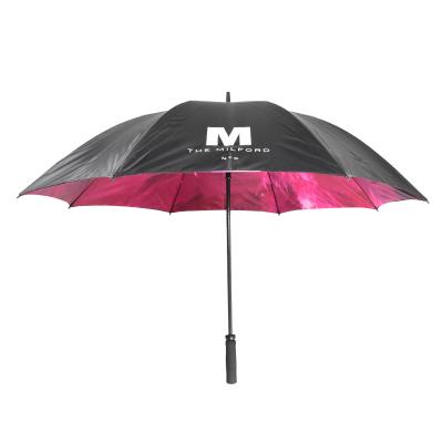 China Double Canopy Canopy Double Canopy Golf Umbrellas Custom High Quality Windproof Golf Umbrella With Logo Prints for sale