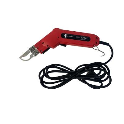 China Wholesale Hot Sale Factory Price Fabrics Rope Leather Strap 80w Electric Hot Knife Polyfoam Cutting Tool Heat Cutter for sale