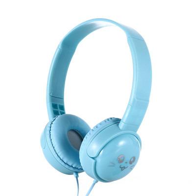 China Wire Controlled Headband Factory Outlet Gift Cat Head Headphones J18 Headphones Explosive Subwoofer With Wheat Headphones for sale