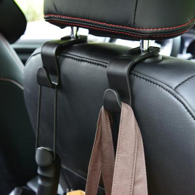 China Brief & Single color rear seat headrest hooks can bear accessories 10kg universal car hook type product for sale