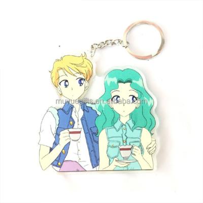 China Key Chains Custom Printed Acrylic Charms for sale