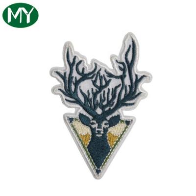 China new style 3D wolf pattern toothbrush embroidery patch for costume for sale