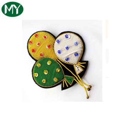 China hot sale wholesale 3D patterns woven patches flower embroidery patch for clothes for sale