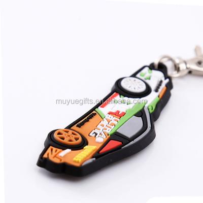 China Promotion gifts/PVC key chain custom fancy cute hot sales black car shaped soft PVC key chain for sale