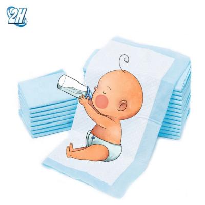 China Baby care plain weave disposable bed pad, urine underpad for sale