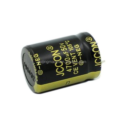 China 20X30mm 4700uf 50v new super high quality automotive aluminum electrolytic capacitor for sale