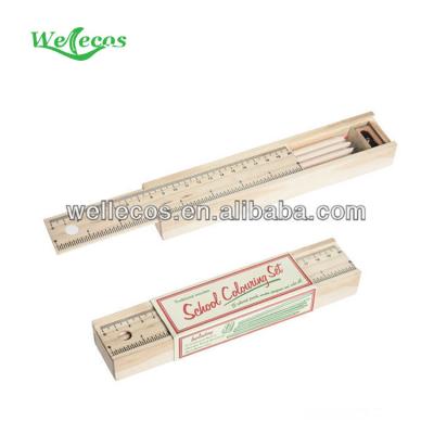 China Eco Friendly Wooden Eco Stationery Set for sale